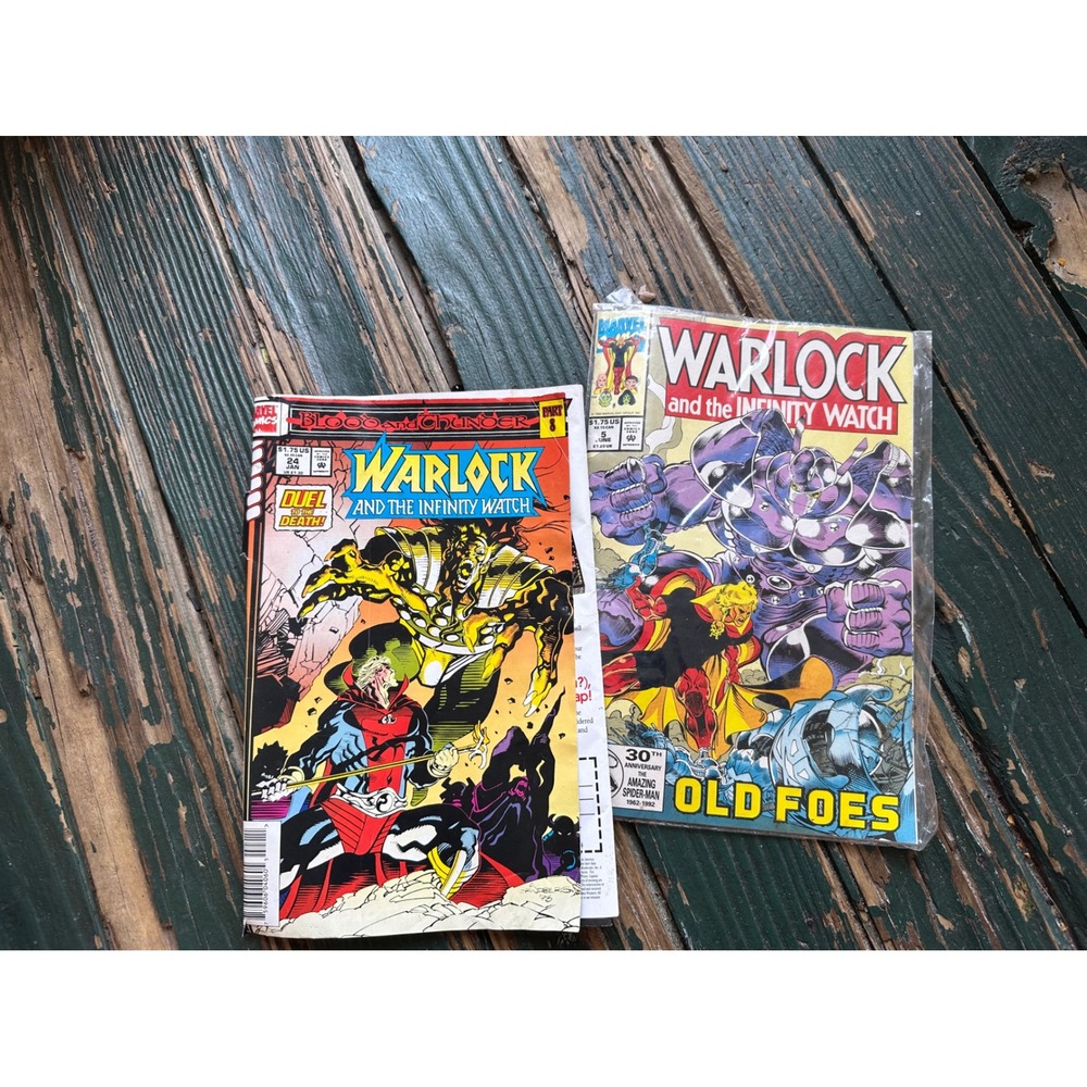 Marvel Warlock and the Infinity Watch Comic Lot Issues 5 24 Thanos 1992 1994